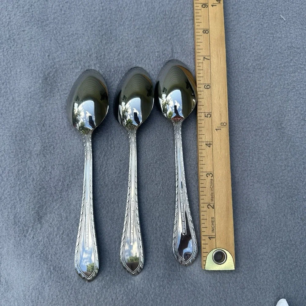 3 Reed & Barton Royal Britannia Tablespoons Select Stainless Flatware